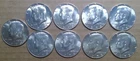 1970-D Kennedy Half Dollar 40% Silver Key Date lot of 9