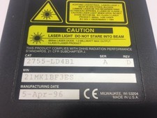 Allen Bradley 2755-LD4B1/A Laser Barcode Scanner Series A Rev D