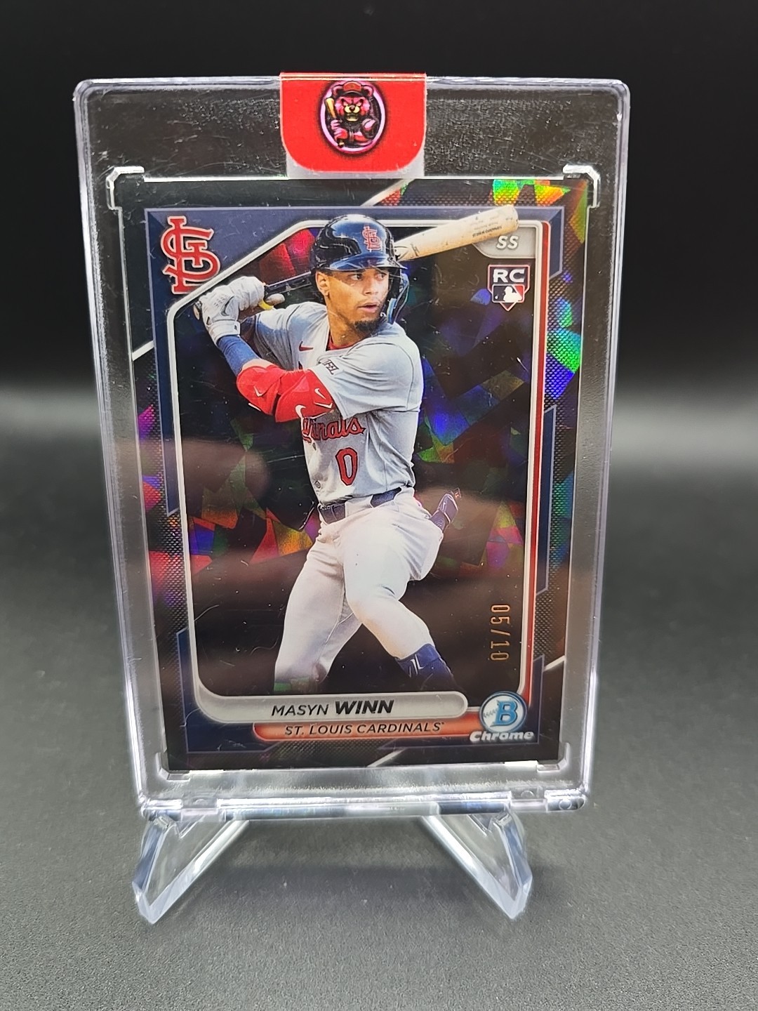 2024 Bowman Chrome Sapphire Edition Masyn Winn #61 Black /10 (RC)