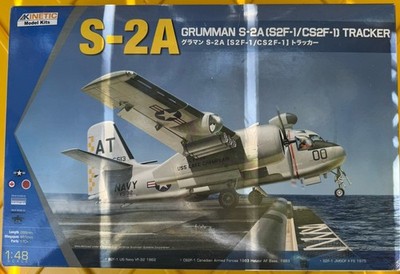 Kinetic Grumman S-2A Tracker S2F-1/CS2F-1 1/48 Airplane Kit K48013