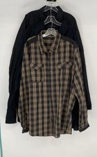 Sean John Mens Multicolor Long Sleeve Pockets Button-Up Shirts Size 3XL Lot Of 3