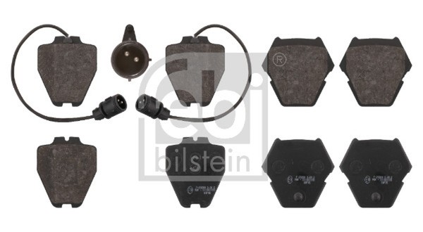Bremsbelagsatz Scheibenbremse Febi Bilstein 16763 FüR Audi A8 4D8 4D2 D2 TDI W12-image
