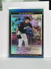 2002 Bowman Chrome Draft Refractor #BDP121 Sean Burnett/300 - NM-MT