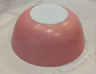 Vintage 1950s PYREX FLAMINGO PINK #404 4-QT Mixing Bowl 10.5”