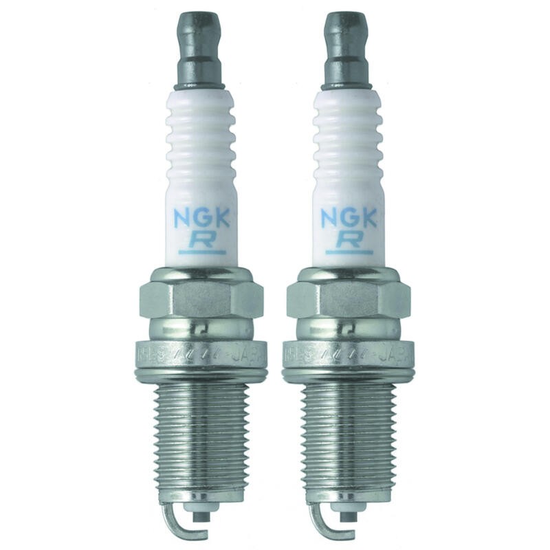 NGK Spark Plug 2087 2-PACK V-Power BKR5EYA 14mm Copper/Nickel, Flat, HR 5