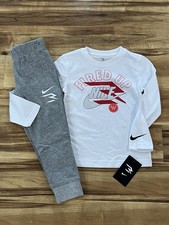 Nike Boys YSM Long Sleeve Shirt  Joggers Set, New