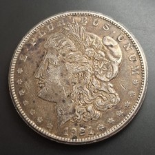 🇺🇸 1921-S Morgan Silver Dollar – San Francisco Mint – USA $1 Coin – .900