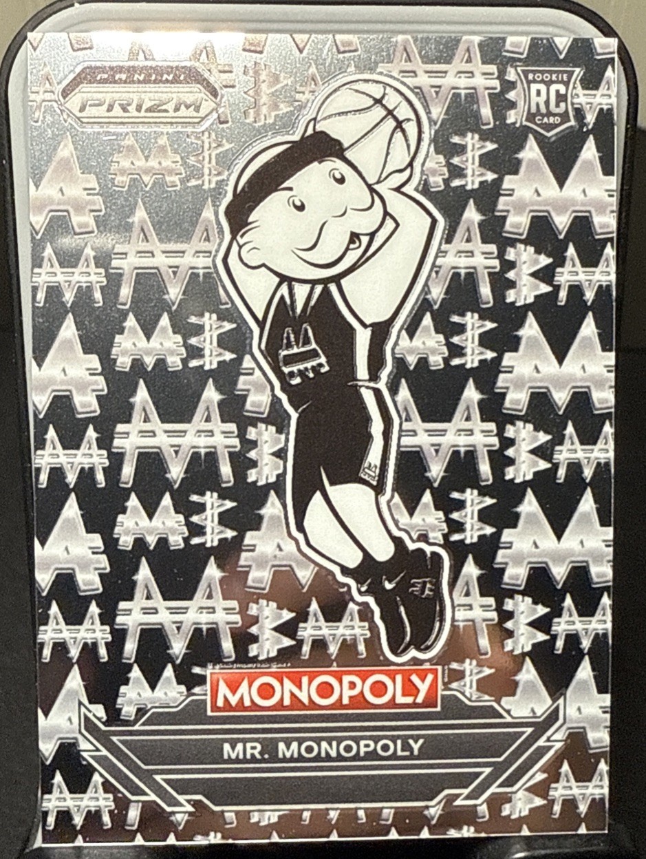 2022 PANINI PRIZM MONOPOLY MONEY WHITE #M25 MR. MONOPOLY 
