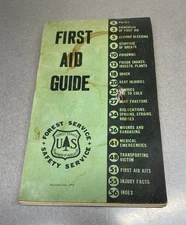 Vintage 1958 US Forest Service First Aid Book ~ Dept Agriculture