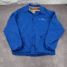 VTG King Louie Vintage USA Blue Nylon Coach J...