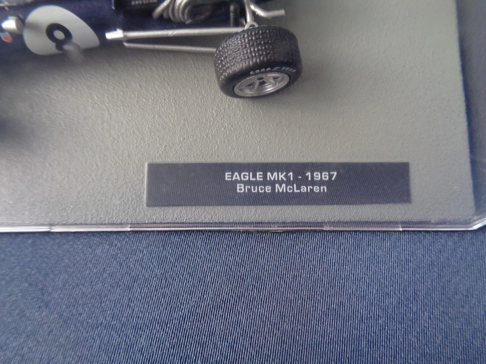 FORMULA 1 COLLECTION SCALA 1/43 MODELLINO EAGLE MK1 - 1967 BRUCE MCLAREN - Immagine 3 di 4