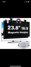 Magnetic Privacy Screen for 23.8" Widescreen Monitors, Anti-Glare Blue...