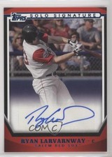 2011 Topps Pro Debut Solo Signature Blue 87/199 Ryan Lavarnway #SSA-RL Auto u0h