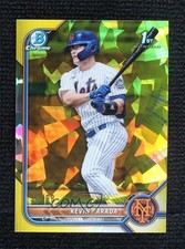 2022 Bowman Chrome Draft Sapphire Edition Yellow 35/99 Kevin Parada #BDC-47 17f8