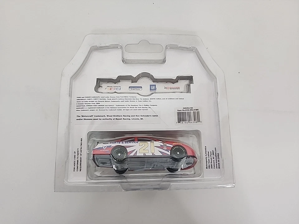 Ken Schrader 1/64 Scale Team Caliber Pit Stop Diecast Car 2006 Ford Fusion  - Image 2 of 2