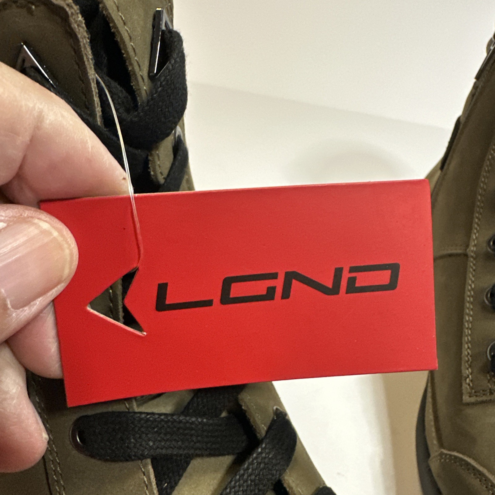 LGND Men’s Leather CALI Boot Green Size 9.5 M Lightweight Made In USA