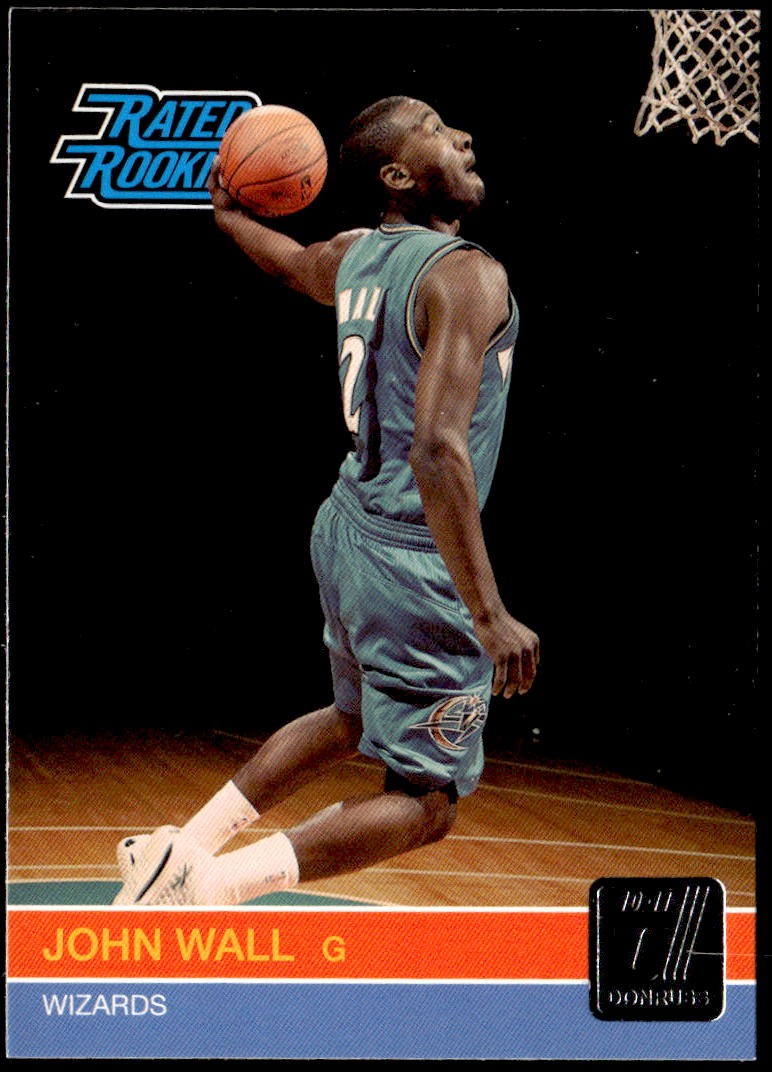 2010-11 Donruss #228 John Wall Rated Rookie E1