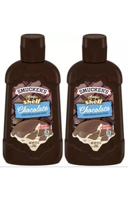 Smucker's Chocolate Magic Hard Shell Ice Cream Topping 7.25 oz (2 Bottles)
