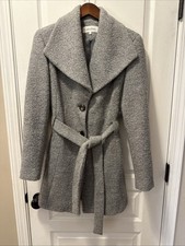 Calvin Klein Women’s Grey Peacock Size 8  Wool Blend