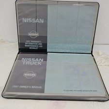 1997 Nissan Truck Owners Manual Set Warranty Log Oem Hardbody Pickup 97 Case