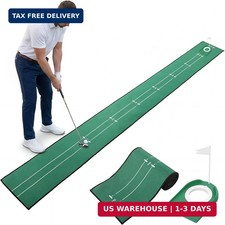 Professional Non-Slip Golf Putting Green Mat for Indoor Outdoor Practice