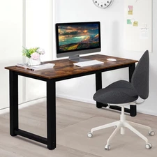 43.3in Wood Computer Desk Laptop Study Table Workstation Home Office