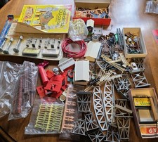 Vtg Collection HO Scale Model Train Accessories Lot