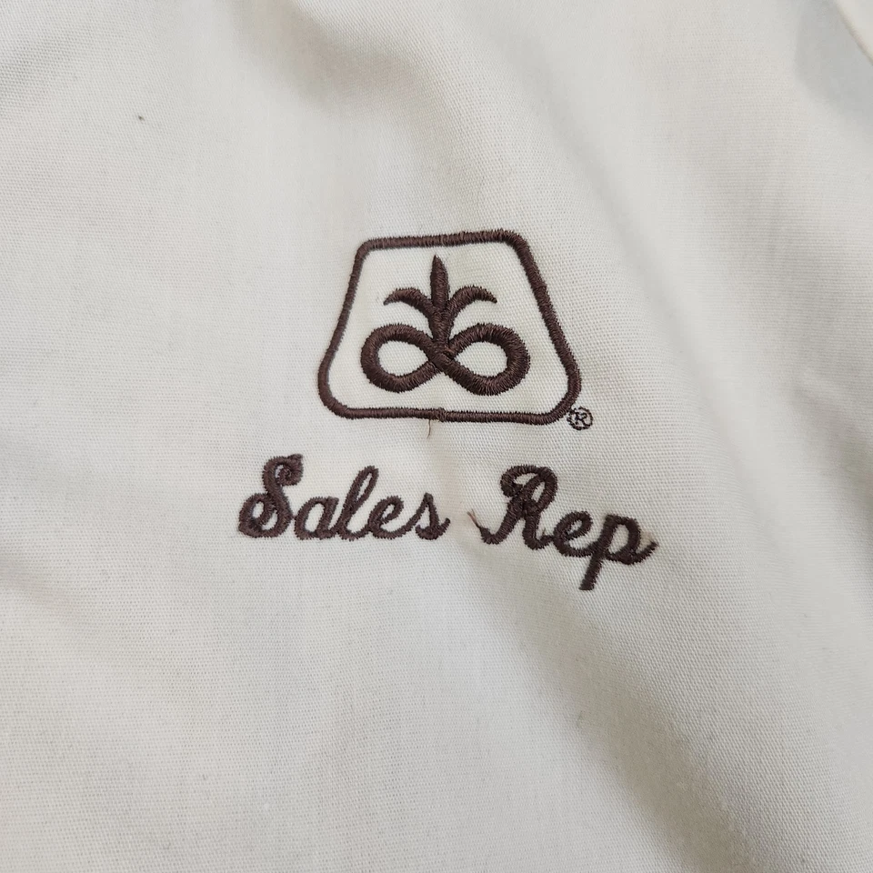 Chaqueta de bombardero acolchada de colección años 80 para hombre grande carreras cintura con bandas cremallera completa agricultura Foto 3 de 4