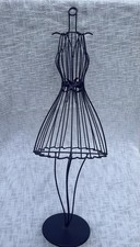 Vintage Wire Dress Form Purple Mannequin Form Decoration Display Stand