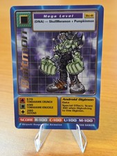 Digimon CCG Boltmon 1st edition Letter Gold Foil 1999 Bandai Mint Unplayed