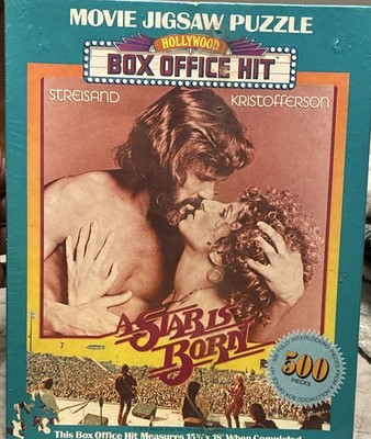 Hollywood Box Office Hit A Star Is Born 500 Piece Vintage Jigsaw Puzzle 1976