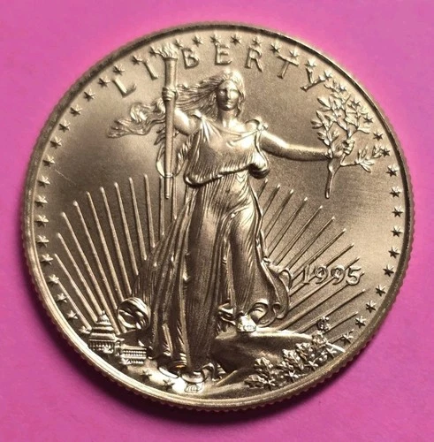 1995 1/2 OZ $25 Gold American Eagle GEM BU