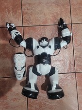 WowWee ROBOSAPIEN Black  White 13" Robot w/Remote Model 8081 