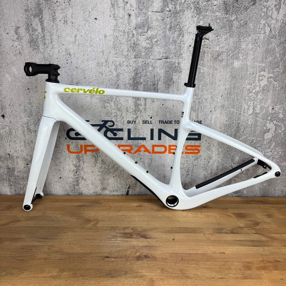 New! 2024 Cervelo Aspero 54cm Carbon Disc Frameset 700c Sea Ice 2257g - Image 2 of 4