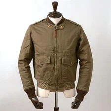 Buzz Rickson's B-10 Flight Jacket Olive Drab Men's Size 38