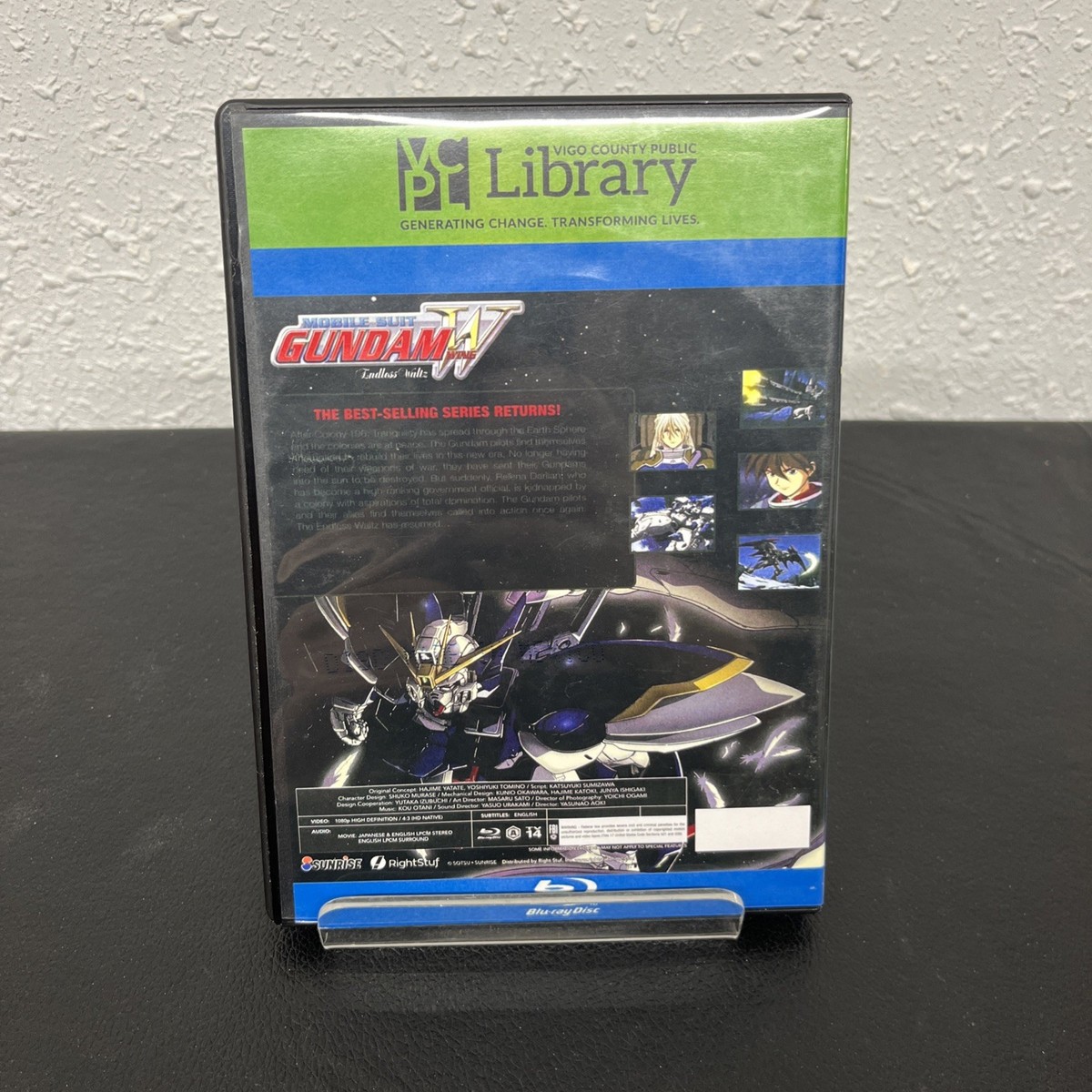 Mobile Suit Gundam Wing W Endless Waltz Blu-Ray Movie OVA