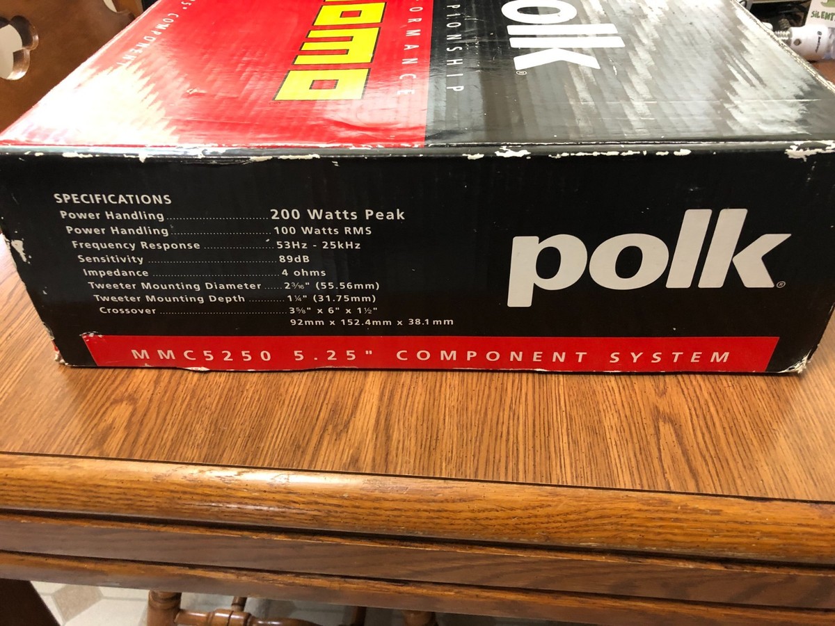 Polk Audio Momo MC5250Midbass Speakers tweeters crossovers. | eBay