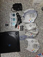 Sega Dreamcast Black GDEMU Console - 5.20.5 - Dream PSU - VMU+Controller Bundle