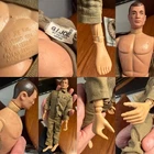 Vintage 1964 GI Joe 12" doll with Solider outfit Hasbro Patent Pending