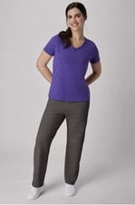 HANES Womens EcoSmart Gray Sweatpants Size Medium Straight Leg New