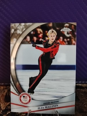 Ilia Malinin 2026 Topps Chrome U.S. Winter Olympics #192 Trading Card 