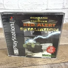 PS1 Command Conquer Red Alert Retaliation Black Label Case Disc 1 Untested READ