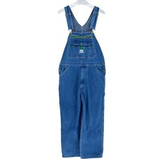 100 Cotton 34x30 Liberty Denim Bib Overalls 34x30 Blue Workwear Carpenter Chore