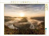 Calvendo Puzzle Sunrise At The Saar Loop | 1000 Pieces, Finished Size 25.2 × 18.