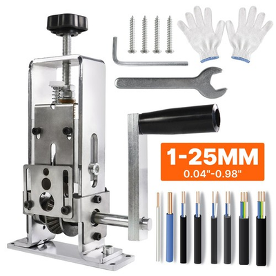 #ad Electric amp; Manual Wire Stripping Machine Cable Cutter Copper Peeling Stripper US $28.59