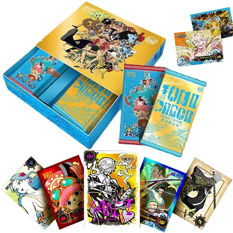 New, Sealed One Piece Gold Art Edition Premium Booster Box US