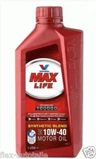 1lValvoline Max Life Synthetic 10W40 Engine for VW Audi Mercedes Fiat Renault