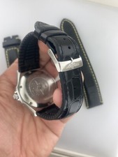 Breitling 38mm A10050 Wings Automatic WindRider Date Chronomat Rubber Leather 20