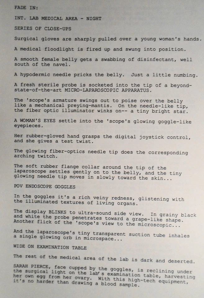 The Within, by Nels Israelson, 2001. Original Screenplay. Revised First Draft - Image 4 of 4