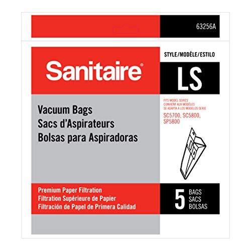 Sanitaire - EUK63256A10 LS Premium Paper Bag (Pack of 5), Fits Models SC5713,... - Picture 1 of 5